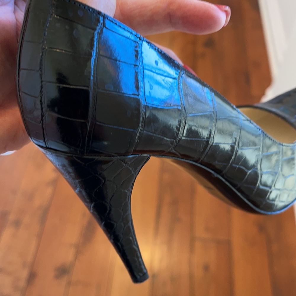 Prada crocodile pumps